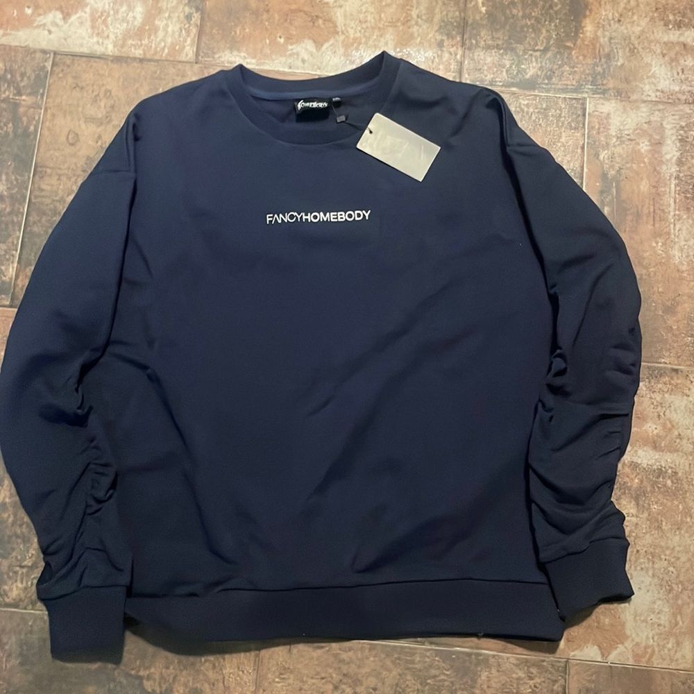 NWT Really soft blue Fancy Homebody sweater
